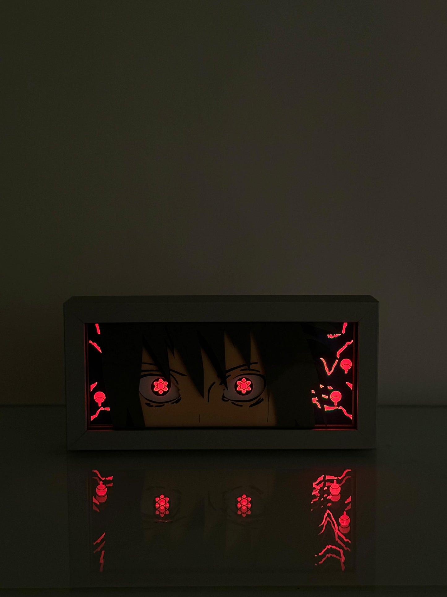 3D Sasuke Anime Işıklı Kutu