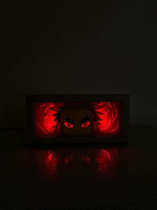 3D Rengoku Anime Işıklı Kutu